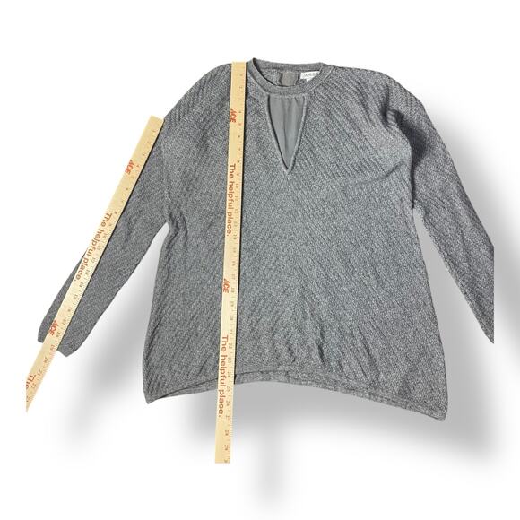 Jamison Cashmere Silk Long Sleeve Sweater‎ Womens Size XS Gray - Picture 3 of 7